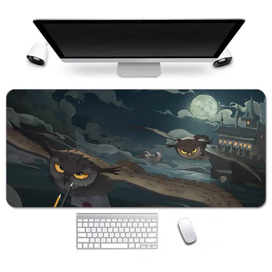 Magic School Anime Desk Mat, Long Desk Mats, Aesthetic Gaming Mousepad, Christmas Birthday Gift Idea, Anime Game Mats, Gaming Mousepad