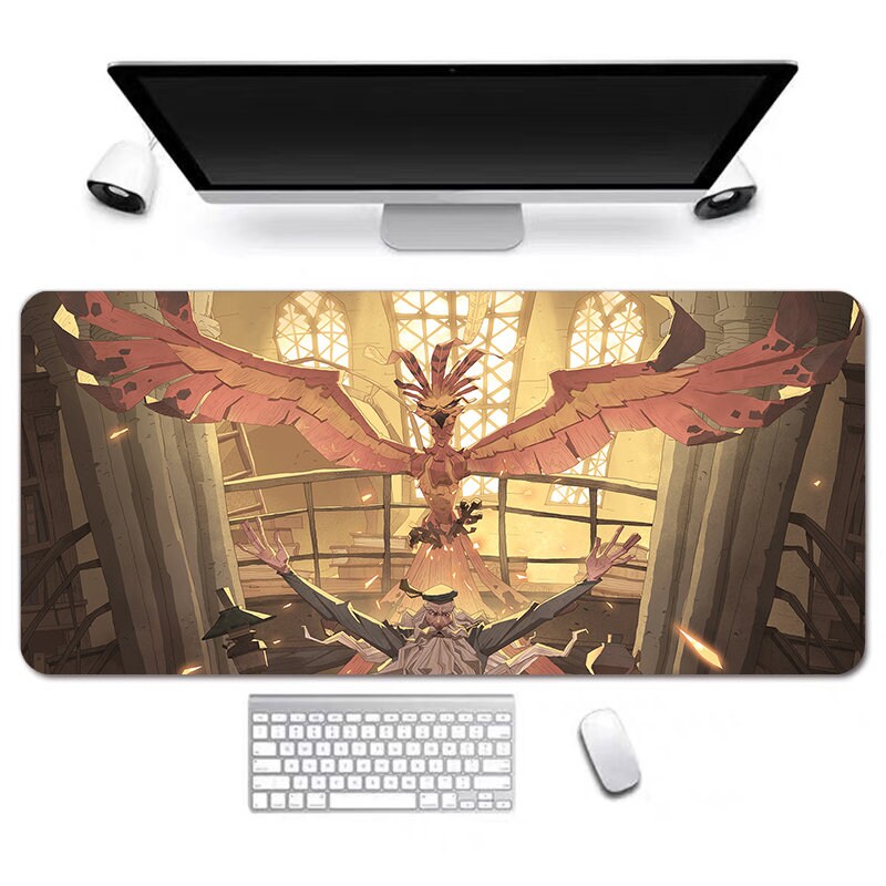 Magic School Anime Desk Mat, Long Desk Mats, Aesthetic Gaming Mousepad, Christmas Birthday Gift Idea, Anime Game Mats, Gaming Mousepad