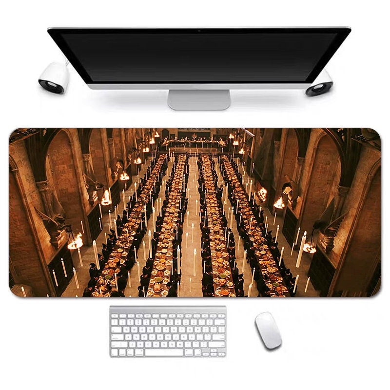 Magic School Anime Desk Mat, Long Desk Mats, Aesthetic Gaming Mousepad, Christmas Birthday Gift Idea, Anime Game Mats, Gaming Mousepad