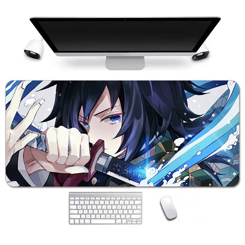 Anime Desk Mat, Long Desk Mats, Aesthetic Gaming Mousepad, Christmas Birthday Gift Idea, Anime Game Mats, Gaming Mousepad