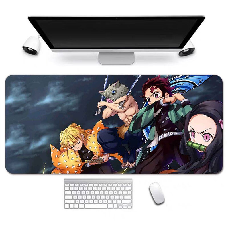 Anime Desk Mat, Long Desk Mats, Aesthetic Gaming Mousepad, Christmas Birthday Gift Idea, Anime Game Mats, Gaming Mousepad