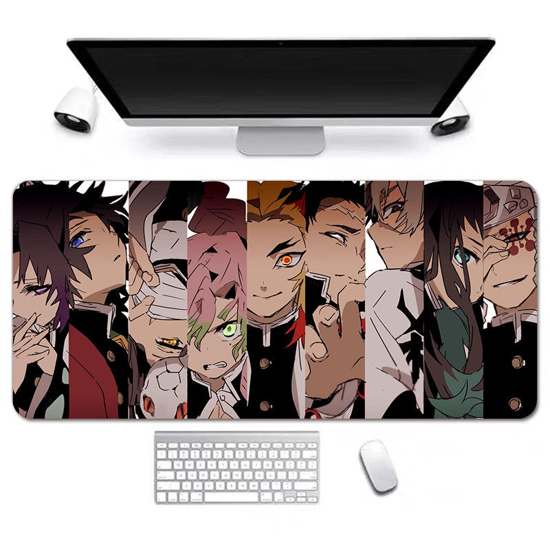 Anime Desk Mat, Long Desk Mats, Aesthetic Gaming Mousepad, Christmas Birthday Gift Idea, Anime Game Mats, Gaming Mousepad