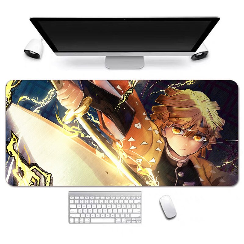 Anime Desk Mat, Long Desk Mats, Aesthetic Gaming Mousepad, Christmas Birthday Gift Idea, Anime Game Mats, Gaming Mousepad