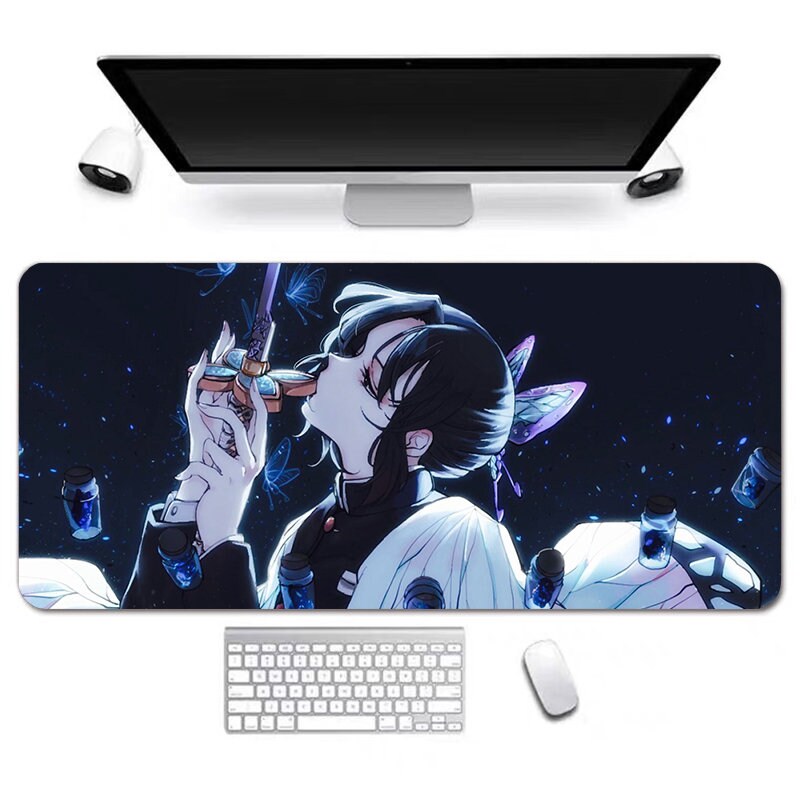 Anime Desk Mat, Long Desk Mats, Aesthetic Gaming Mousepad, Christmas Birthday Gift Idea, Anime Game Mats, Gaming Mousepad