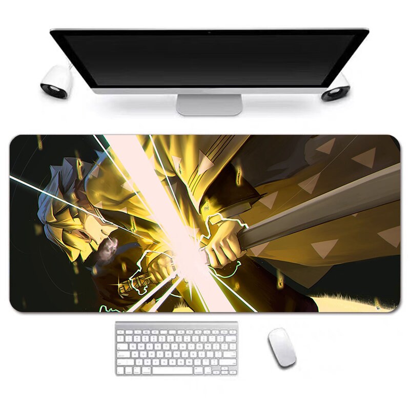 Anime Desk Mat, Long Desk Mats, Aesthetic Gaming Mousepad, Christmas Birthday Gift Idea, Anime Game Mats, Gaming Mousepad