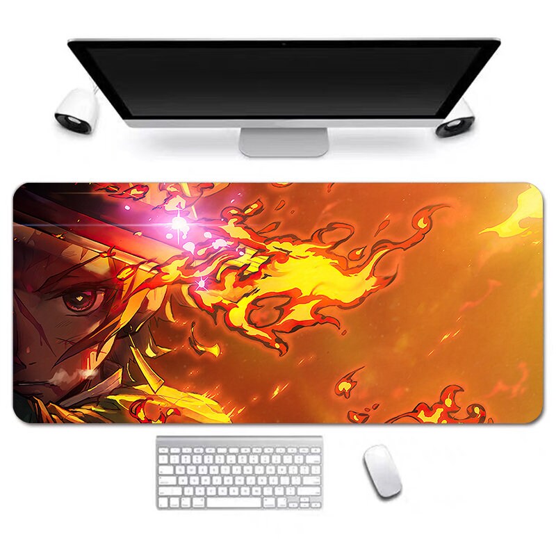 Anime Desk Mat, Long Desk Mats, Aesthetic Gaming Mousepad, Christmas Birthday Gift Idea, Anime Game Mats, Gaming Mousepad