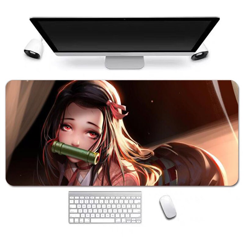 Anime Desk Mat, Long Desk Mats, Aesthetic Gaming Mousepad, Christmas Birthday Gift Idea, Anime Game Mats, Gaming Mousepad