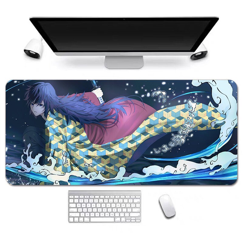 Anime Desk Mat, Long Desk Mats, Aesthetic Gaming Mousepad, Christmas Birthday Gift Idea, Anime Game Mats, Gaming Mousepad