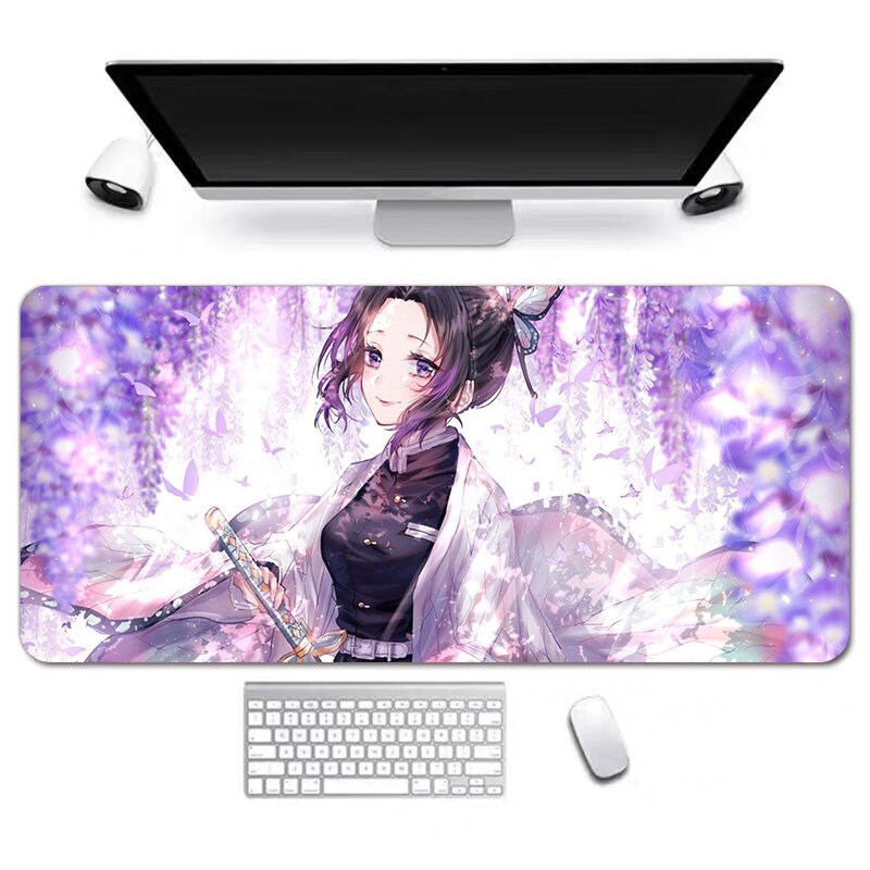 Anime Desk Mat, Long Desk Mats, Aesthetic Gaming Mousepad, Christmas Birthday Gift Idea, Anime Game Mats, Gaming Mousepad