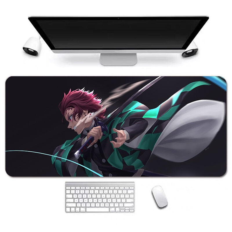 Anime Desk Mat, Long Desk Mats, Aesthetic Gaming Mousepad, Christmas Birthday Gift Idea, Anime Game Mats, Gaming Mousepad