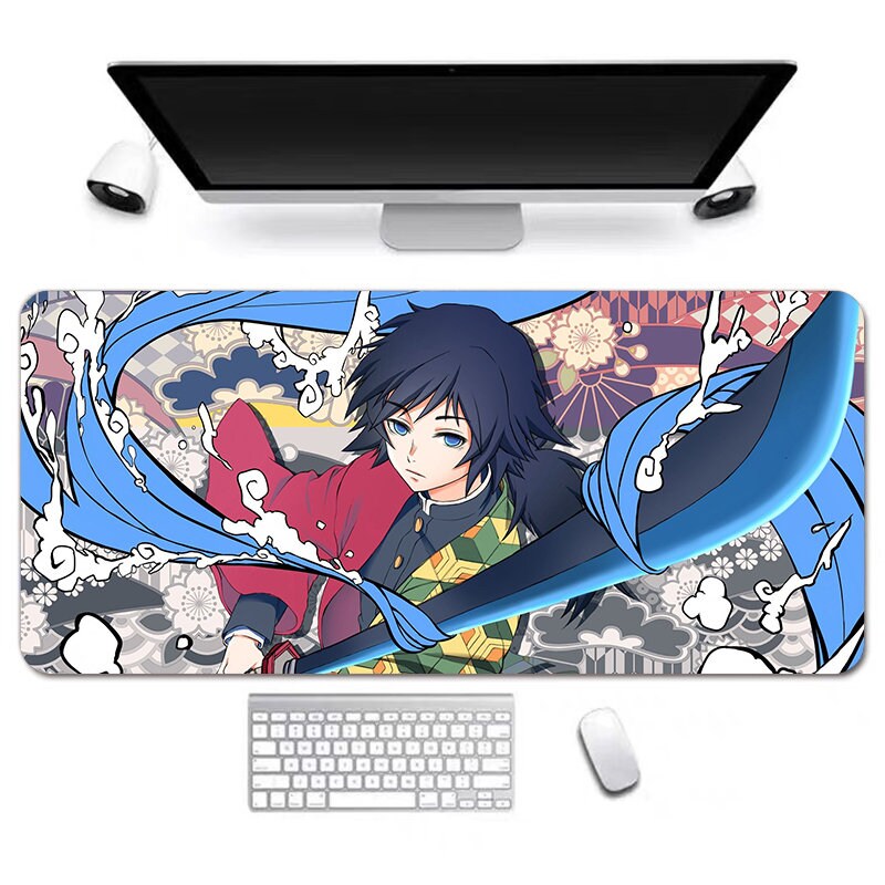 Anime Desk Mat, Long Desk Mats, Aesthetic Gaming Mousepad, Christmas Birthday Gift Idea, Anime Game Mats, Gaming Mousepad