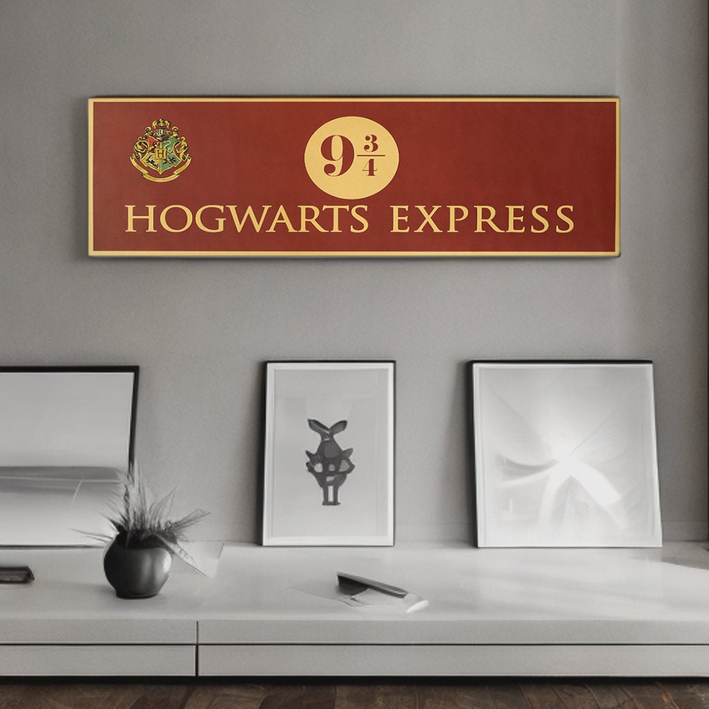 Wizard School Map Kraft Paper Poster For Your Home Decor & Nostalgic Collector Lovers Gift