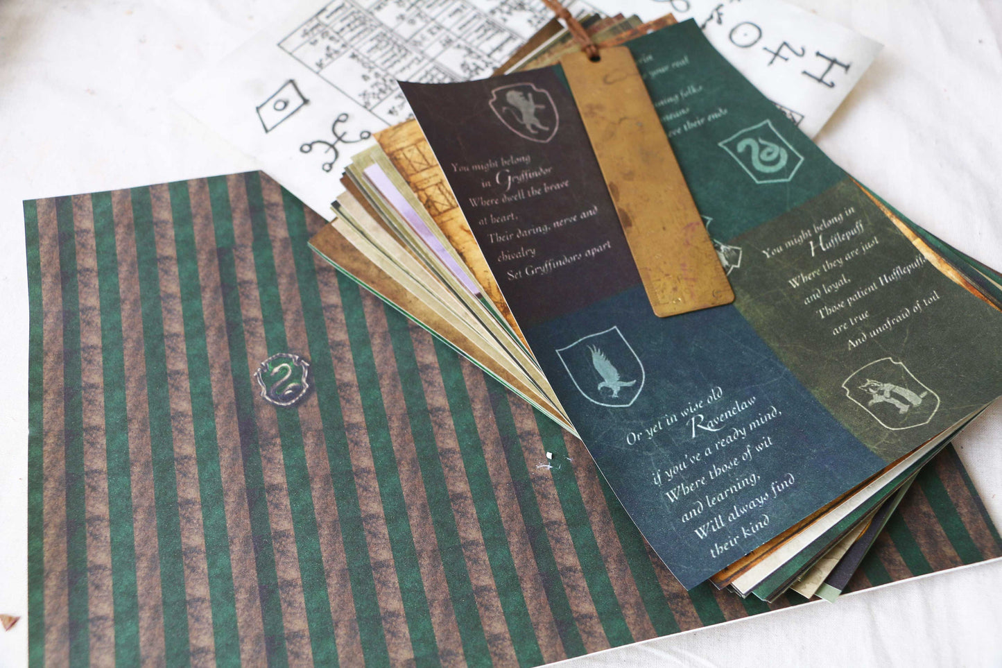 Wizard School Junk Journal Scrapbook Paper For DIY Crafts, Retro Junk Journal Background Paper Pack Supplies