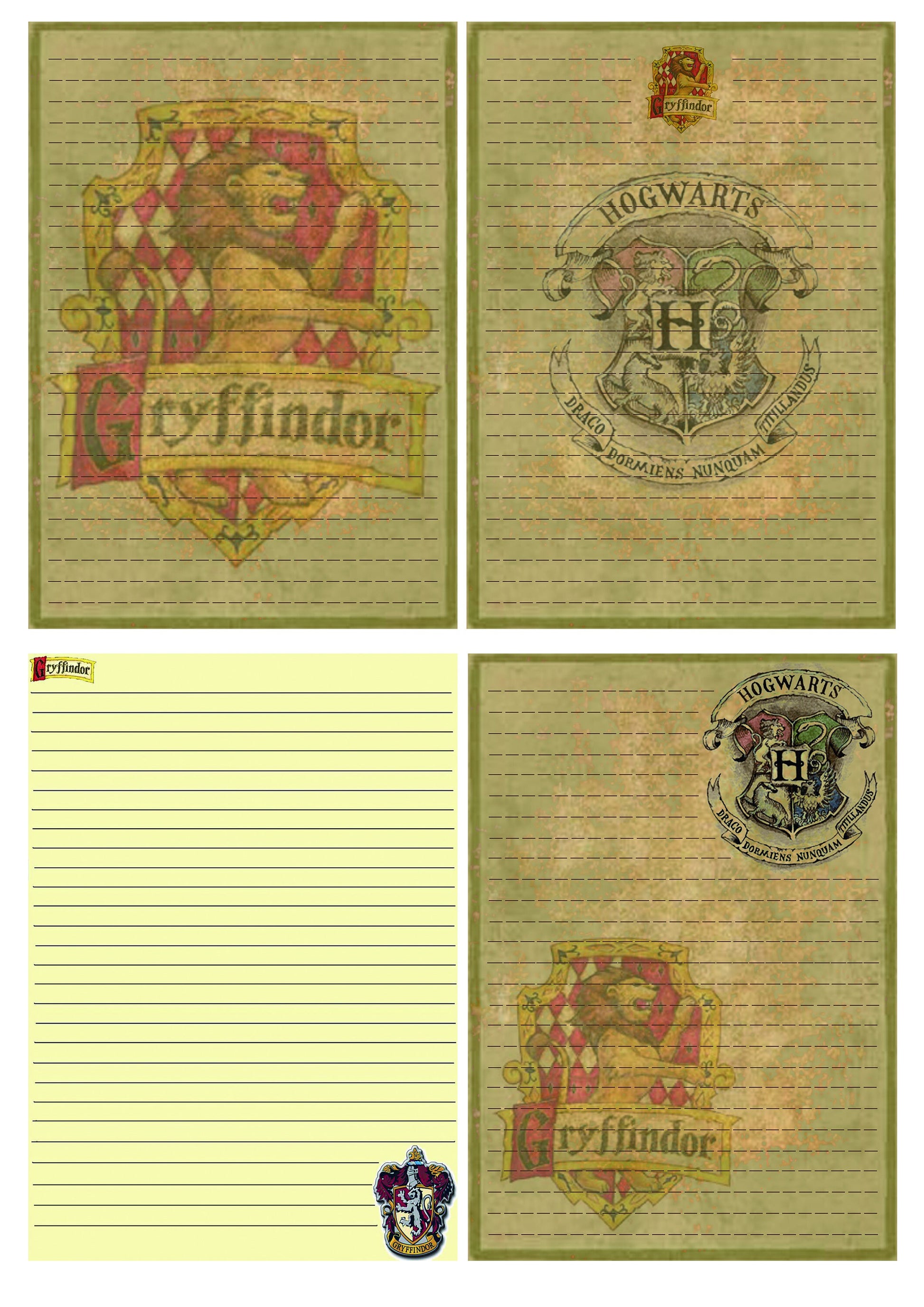 Wizard School Junk Journal Scrapbook Paper For DIY Crafts, Retro Junk Journal Background Paper Pack Supplies