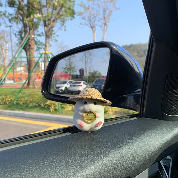 Mini Anime Figurine Car Dashboard Decor, Standing Car Pendant Ornament, Car Interior Decoration