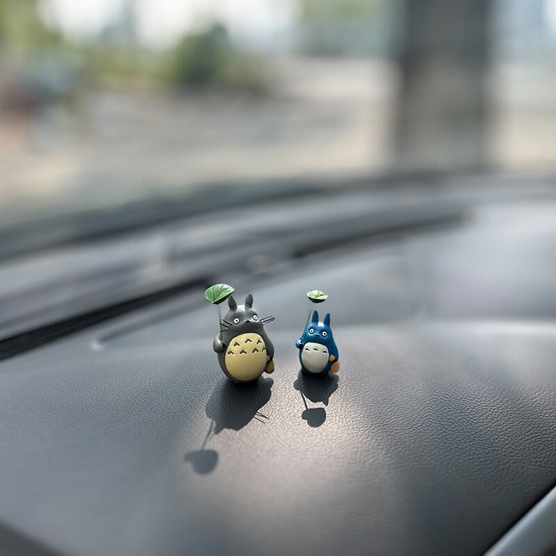 Mini Anime Figurine Car Dashboard Decor, Standing Car Pendant Ornament, Car Interior Decoration