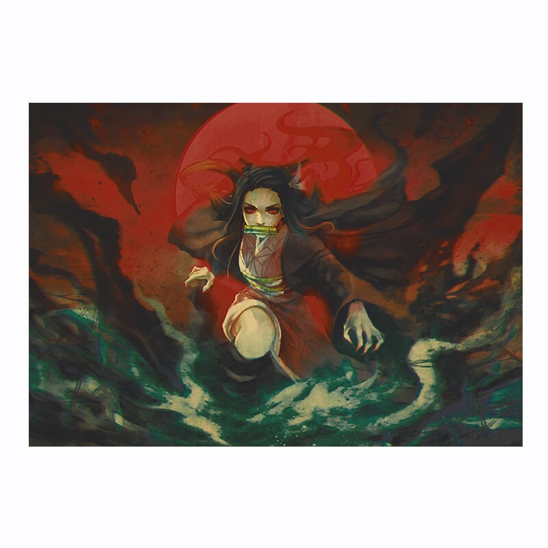 Retro Anime Kraft Paper Poster For Your Home Decor & Nostalgic Collector Lovers Gift