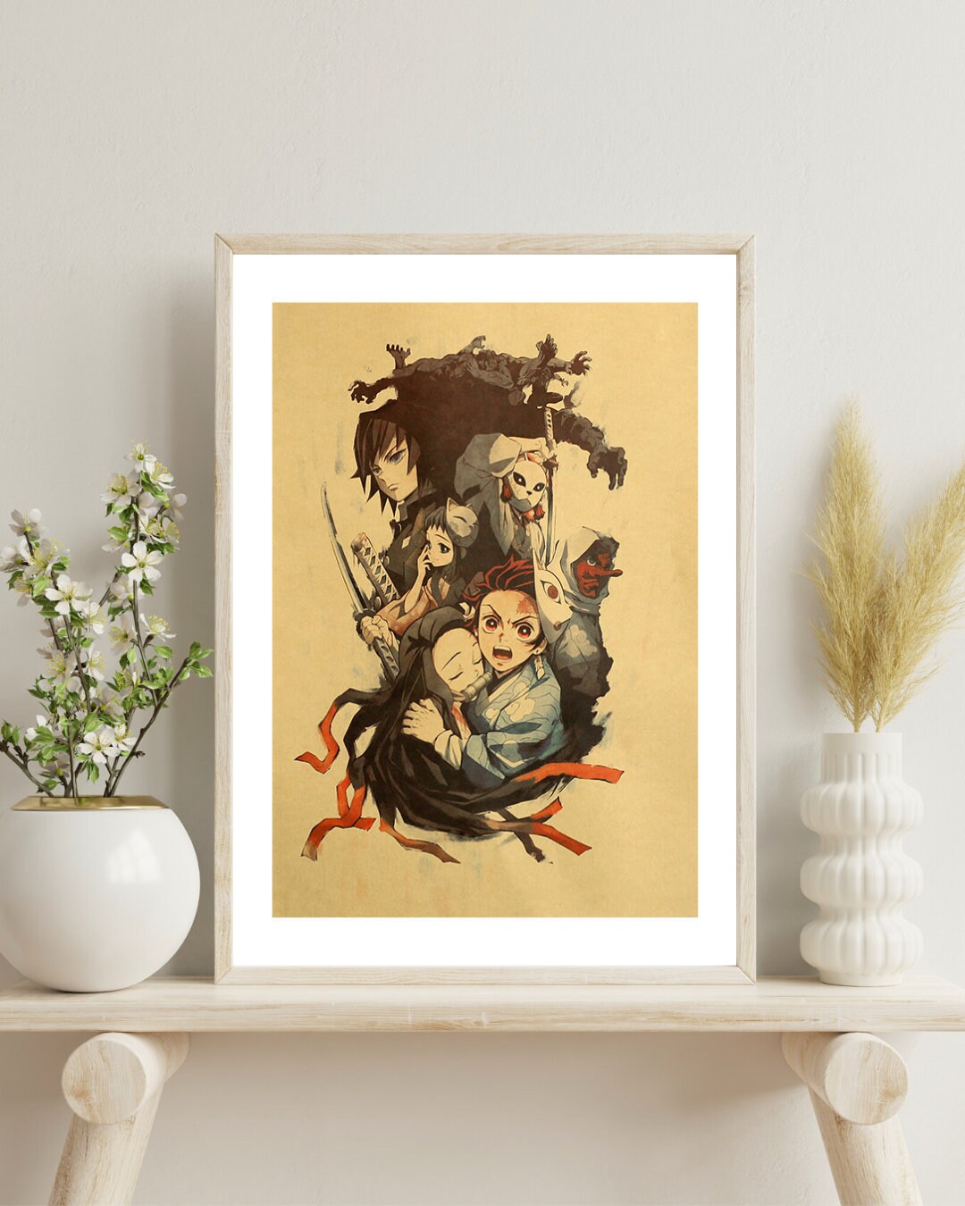 Retro Anime Kraft Paper Poster For Your Home Decor & Nostalgic Collector Lovers Gift