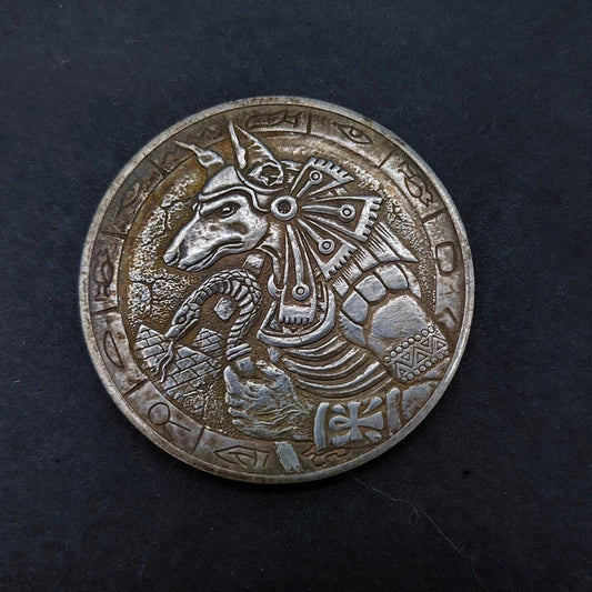 Anubis Coin For Collectors Lovers, Every Day Carry Decision Coin Or Challenge Coin