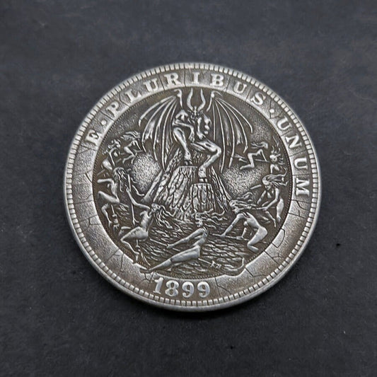 King And Witch Coin For Collectors Lovers, Every Day Carry Decision Coin Or Challenge Coin