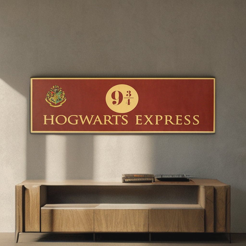Wizard School Map Kraft Paper Poster For Your Home Decor & Nostalgic Collector Lovers Gift