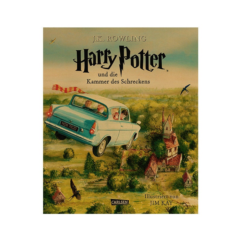 Wizard School Kraft Paper Poster For Your Home Decor & Nostalgic Collector Lovers Gift