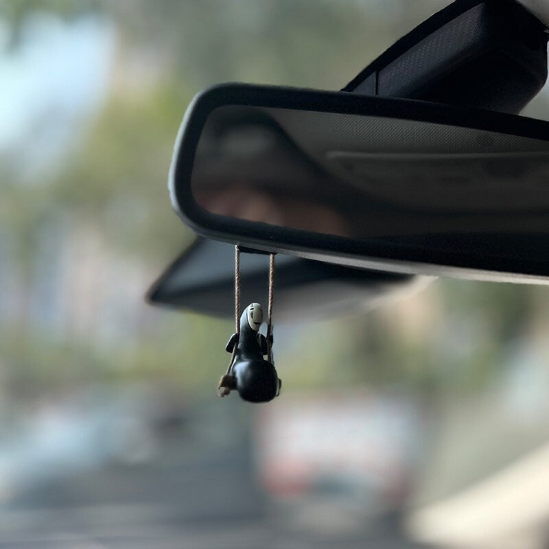 Cute Anime Car Pendant Ornament, Anime Man Car Interior Decoration, Rearview Mirror Car Pendant