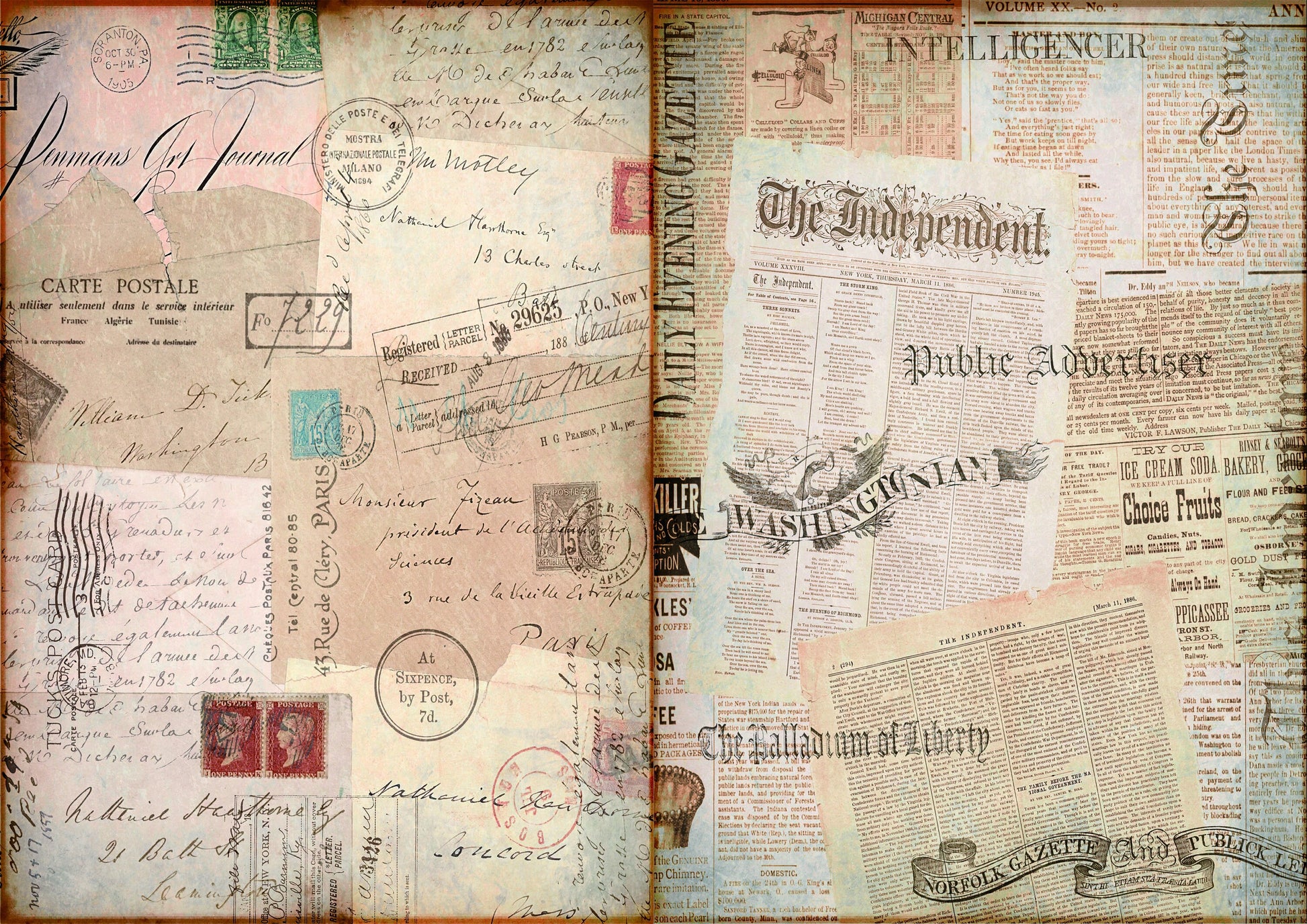 Wizard School Junk Journal Scrapbook Paper For DIY Crafts, Retro Junk Journal Background Paper Pack Supplies