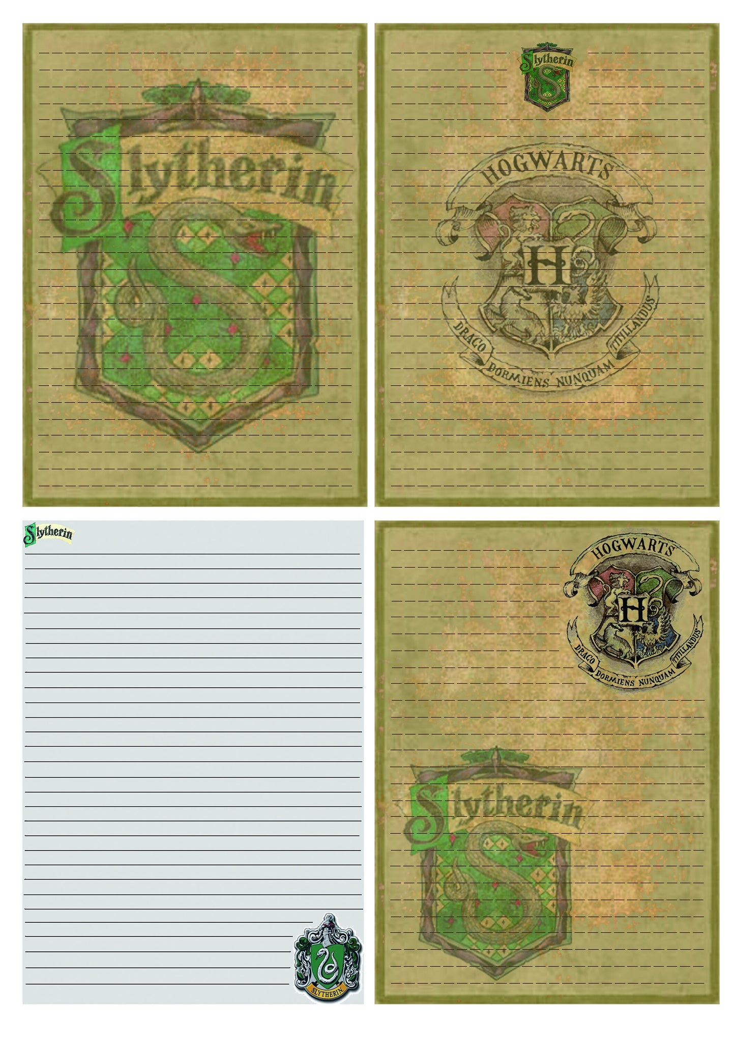 Wizard School Junk Journal Scrapbook Paper For DIY Crafts, Retro Junk Journal Background Paper Pack Supplies