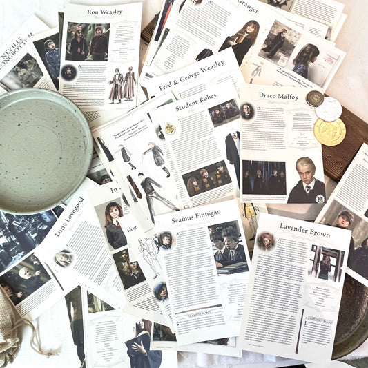 Wizard School Junk Journal Scrapbook Paper For DIY Crafts, Retro Junk Journal Background Paper Pack Supplies