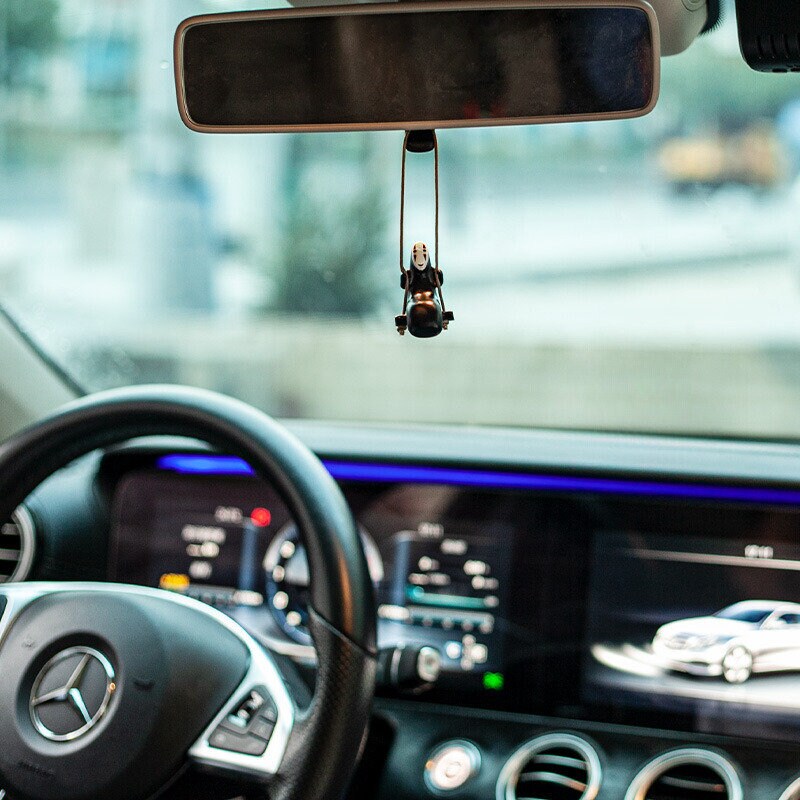 Cute Anime Car Pendant Ornament, Anime Man Car Interior Decoration, Rearview Mirror Car Pendant