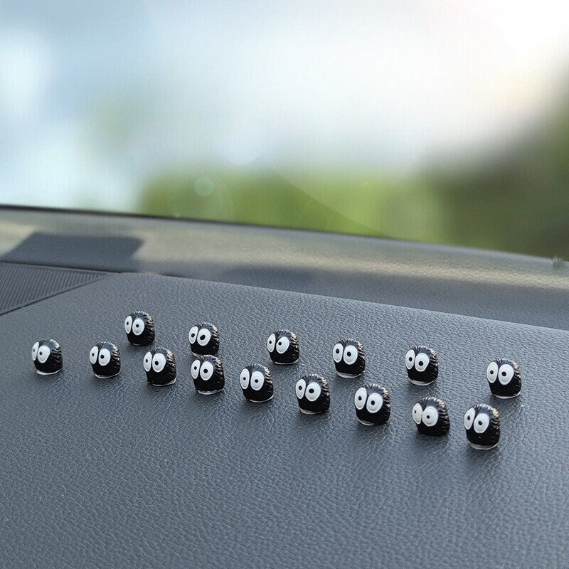 Mini Anime Figurine Car Dashboard Decor, Standing Car Pendant Ornament, Car Interior Decoration