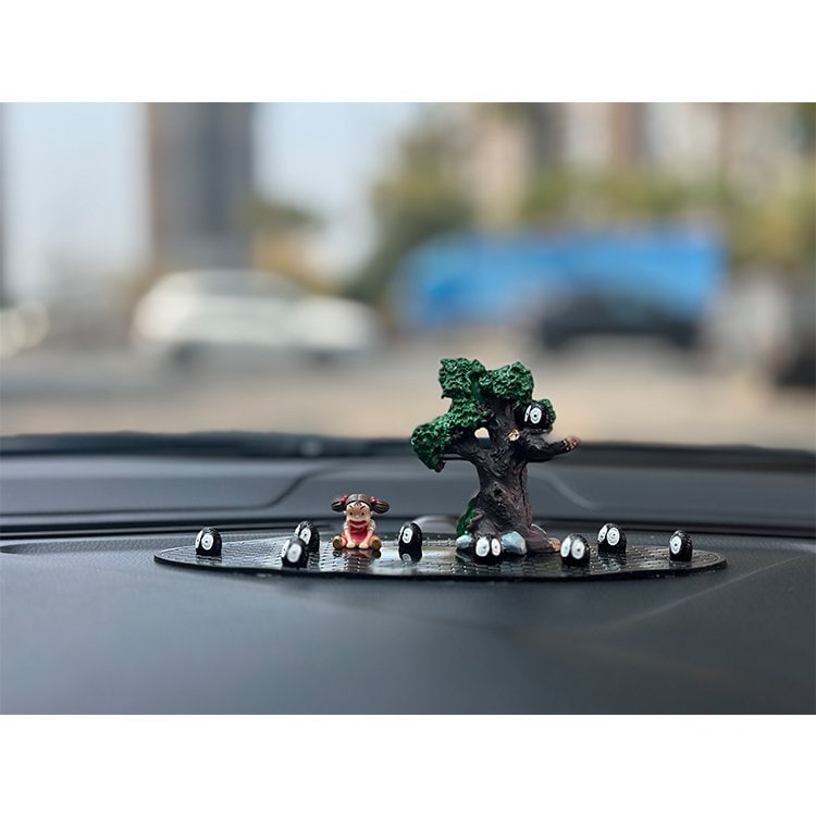 Anime Figurine Car Dashboard Decor, Standing Car Pendant Ornament, Car Interior Decoration