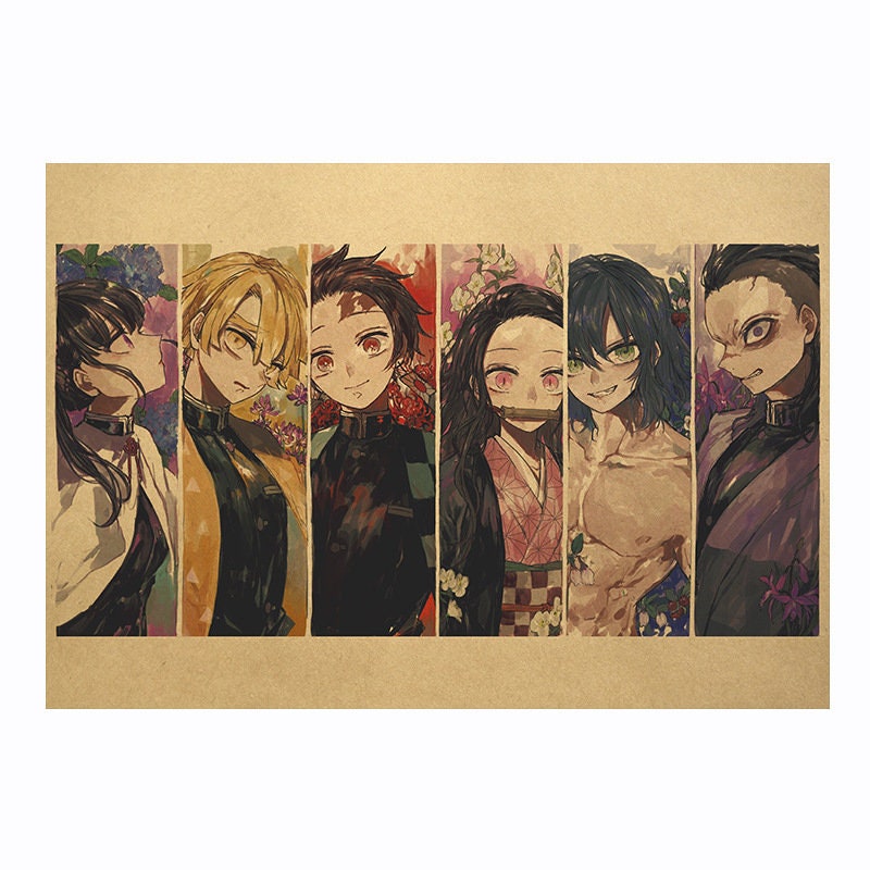 Retro Anime Kraft Paper Poster For Your Home Decor & Nostalgic Collector Lovers Gift