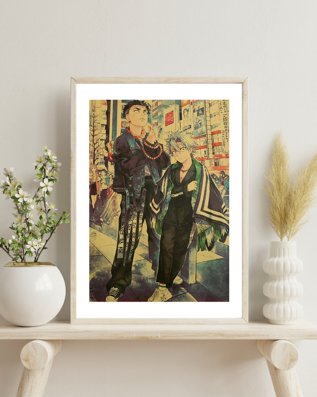 Retro Anime Kraft Paper Poster For Your Home Decor & Nostalgic Collector Lovers Gift