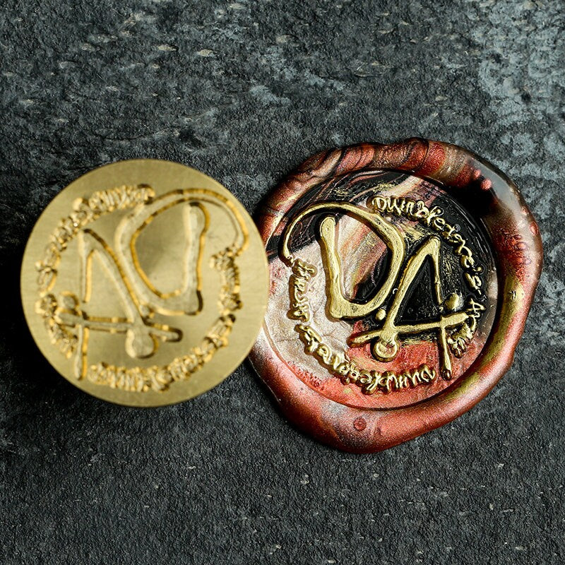 Wizarding School Wax Seal Stamp, Magic School Sealing Wax Stamp, Wizard School Metal Stamp Head, Wedding Invitations Wax Seal Kit