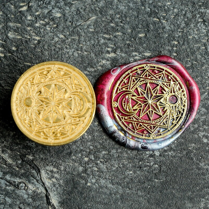 Wizarding School Wax Seal Stamp, Magic School Sealing Wax Stamp, Wizard School Metal Stamp Head, Wedding Invitations Wax Seal Kit