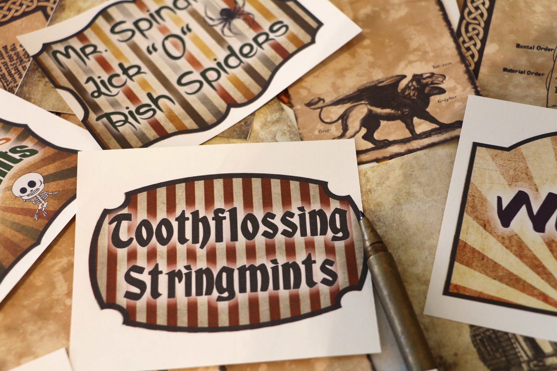 Wizard School Junk Journal Scrapbook Paper For DIY Crafts, Retro Junk Journal Background Paper Pack Supplies