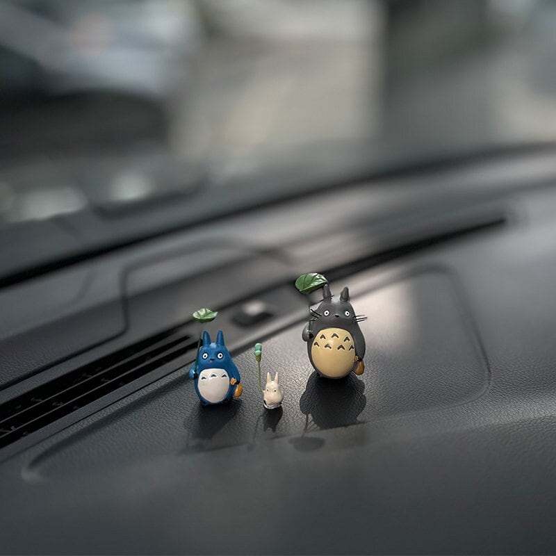 Mini Anime Figurine Car Dashboard Decor, Standing Car Pendant Ornament, Car Interior Decoration