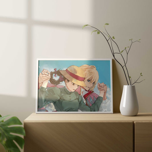 Kawaii Anime Kraft Paper Poster For Your Home Decor & Nostalgic Collector Lovers Gift