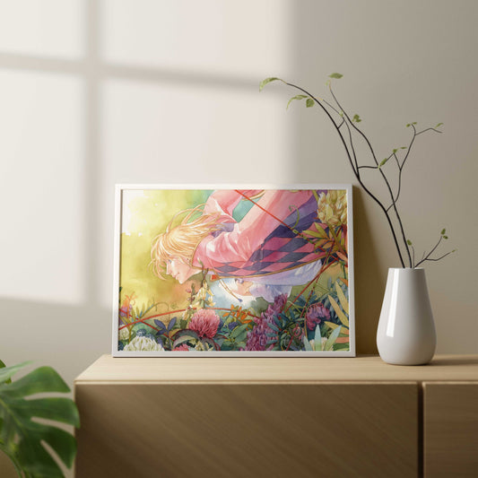 Kawaii Anime Character Kraft Paper Poster For Your Home Decor & Nostalgic Collector Lovers Gift