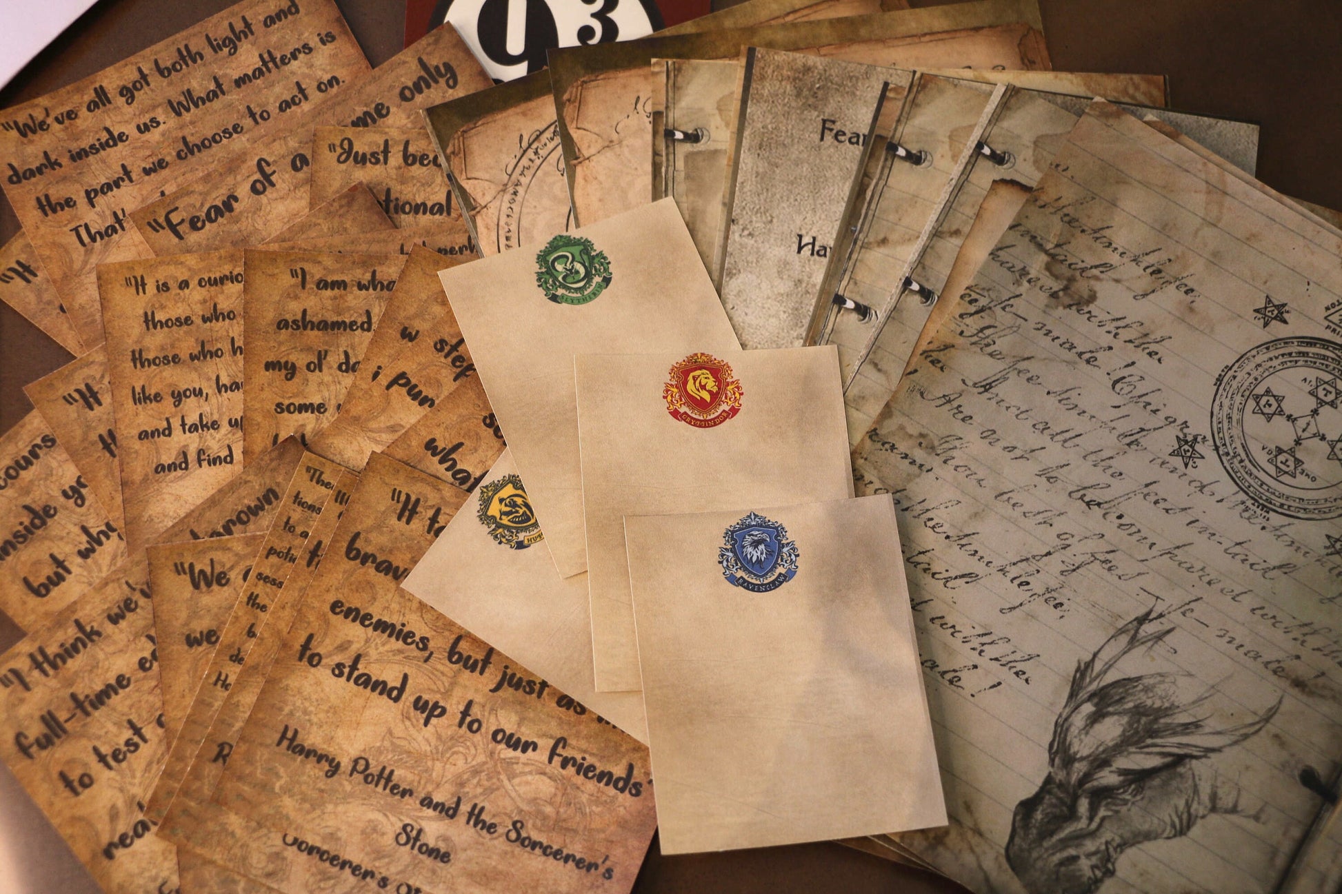 Wizard School Junk Journal Scrapbook Paper For DIY Crafts, Retro Junk Journal Background Paper Pack Supplies