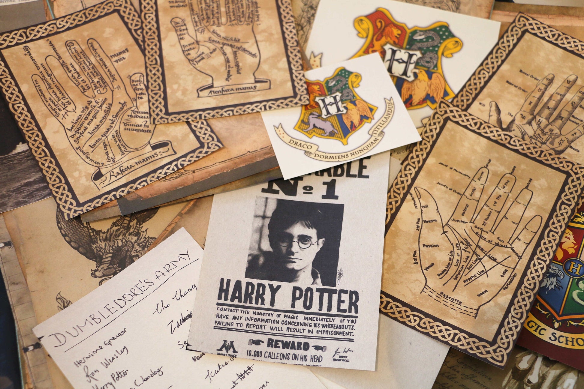 Wizard School Junk Journal Scrapbook Paper For DIY Crafts, Retro Junk Journal Background Paper Pack Supplies