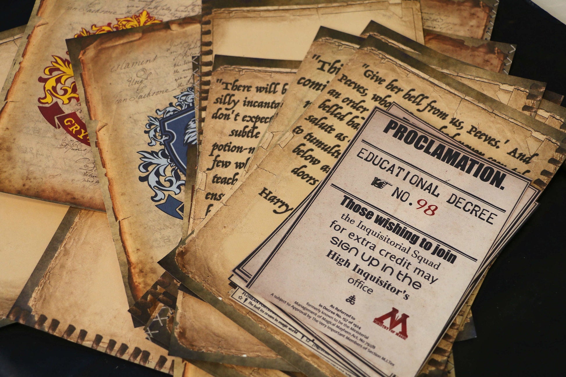 Wizard School Junk Journal Scrapbook Paper For DIY Crafts, Retro Junk Journal Background Paper Pack Supplies