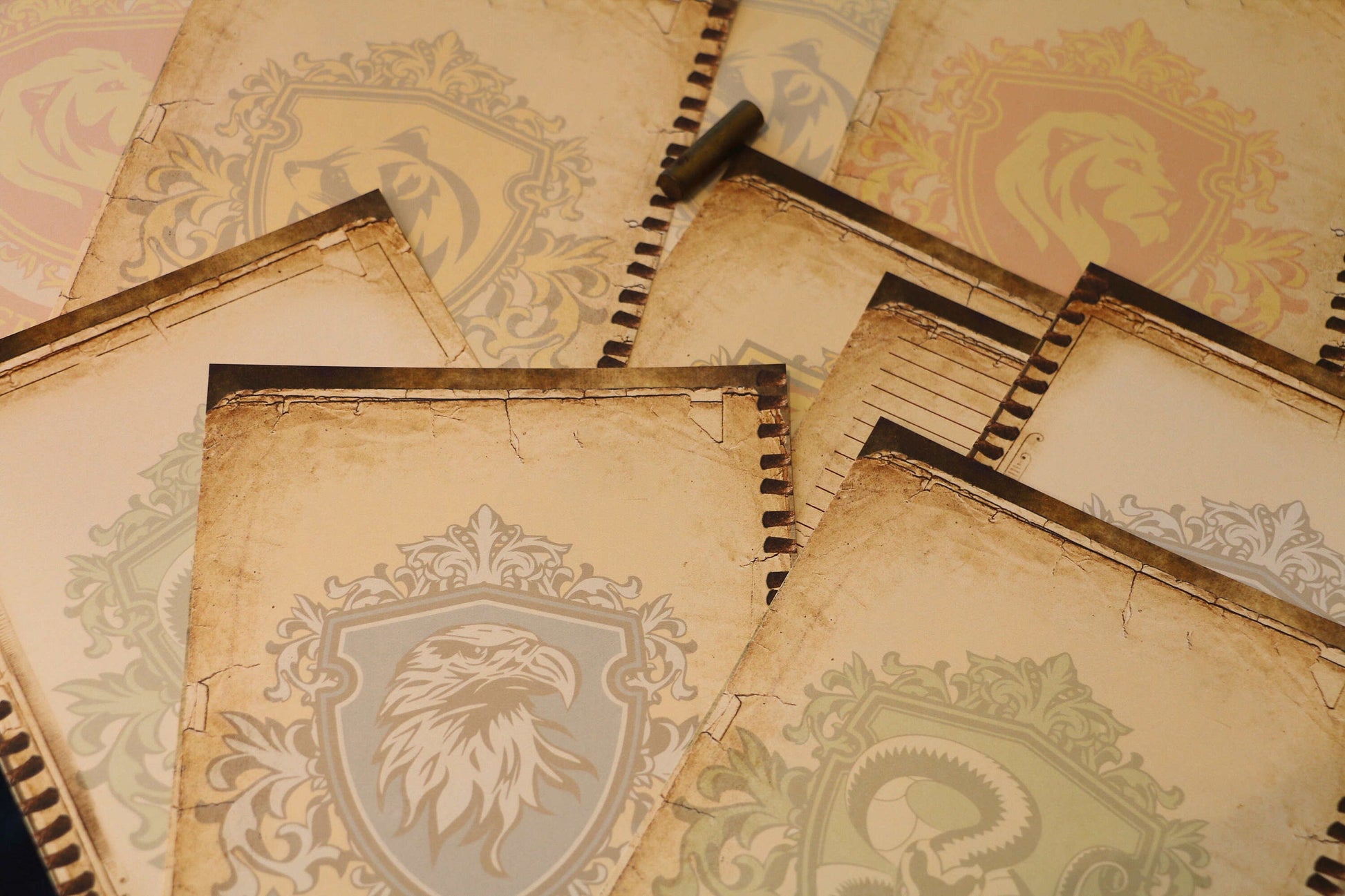 Wizard School Junk Journal Scrapbook Paper For DIY Crafts, Retro Junk Journal Background Paper Pack Supplies